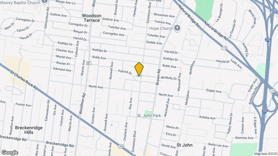 3653 Eminence Blvd Mapa y Detalles de la Ubicación