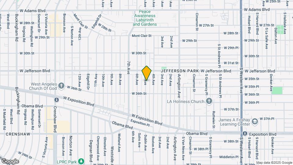 3446 5th Ave Map and Location Details