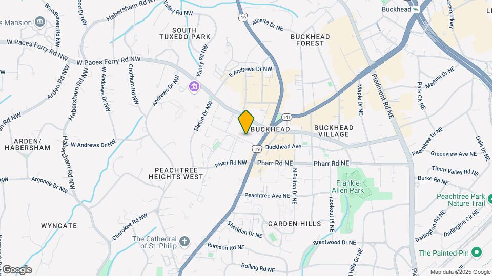 3040 Peachtree Rd NW Map and Location Details