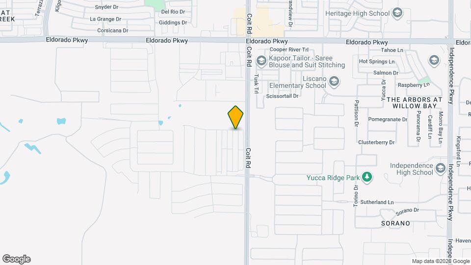 10995 Downy Cup Dr Map and Location Details