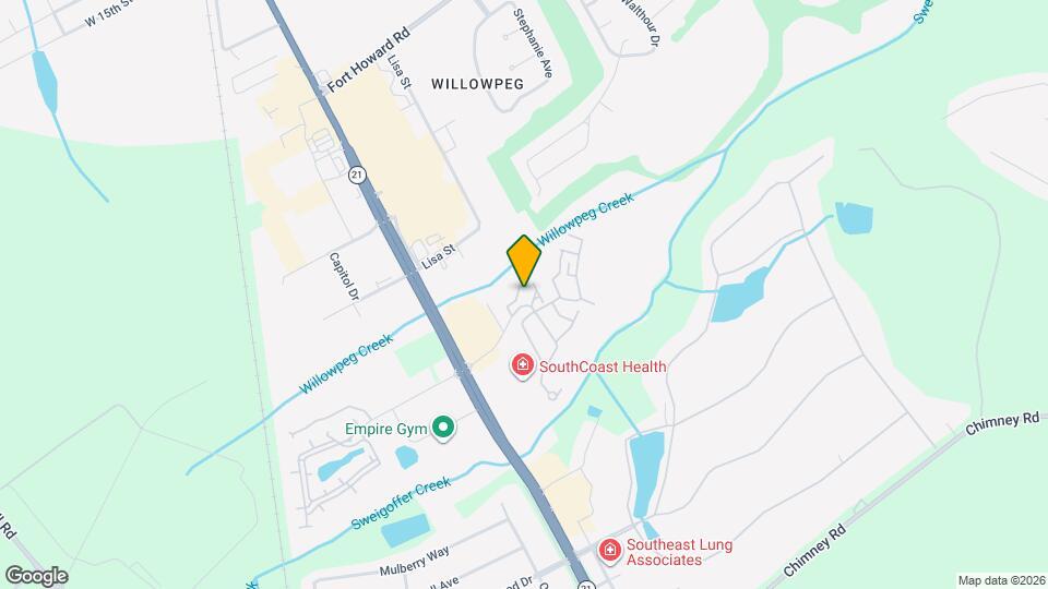 117 Towne Park Dr W Mapa y Detalles de la Ubicación