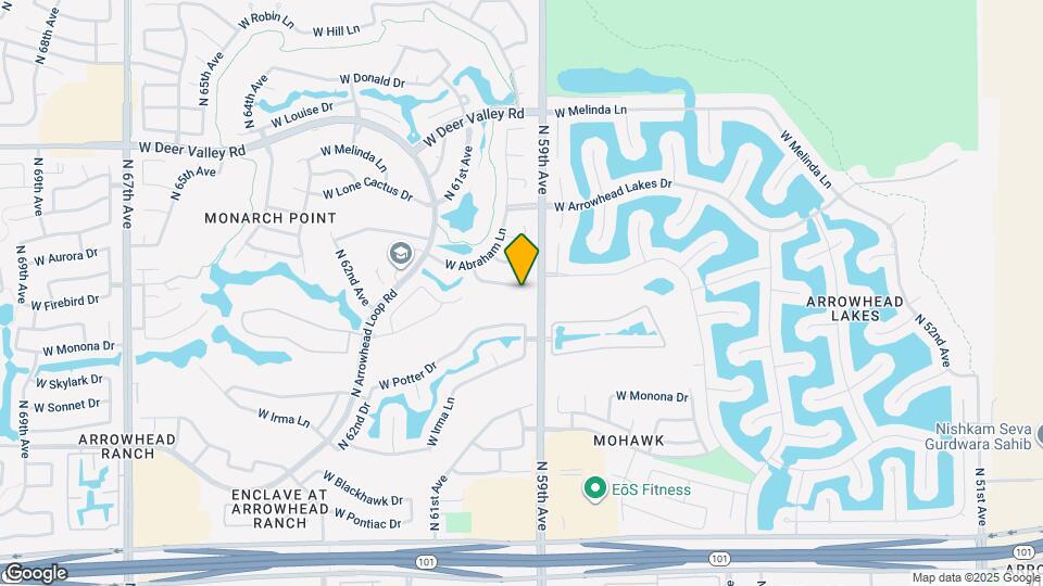 5953 W Aurora Dr Map and Location Details
