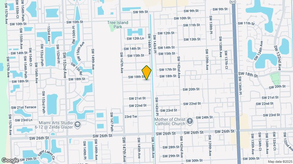 14429 SW 19th St Map and Location Details