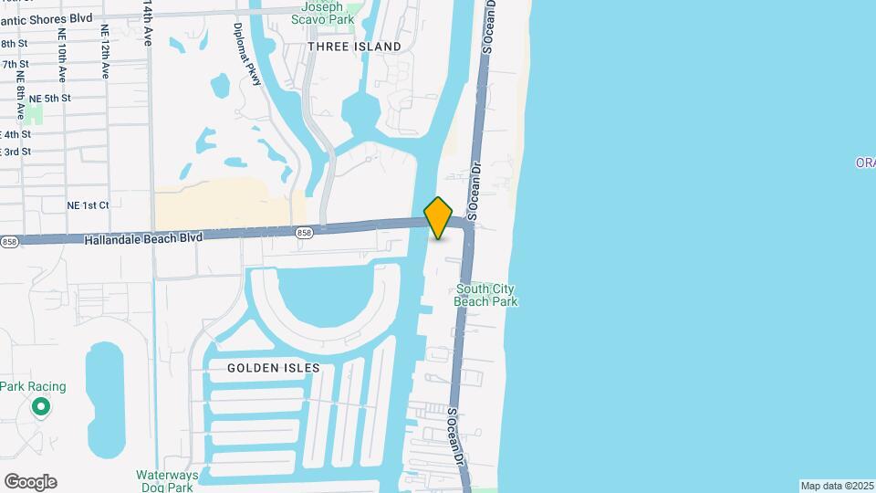 1817 S Ocean Dr, Unit 718 Mapa y Detalles de la Ubicación