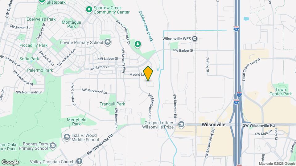 10271 SW Evergreen Ct Map and Location Details