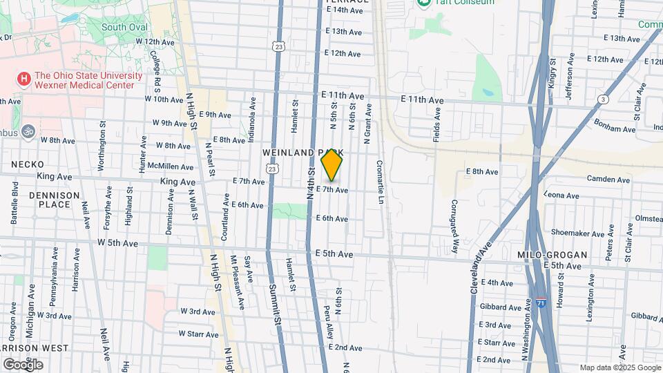 1312 N 5th St Map and Location Details