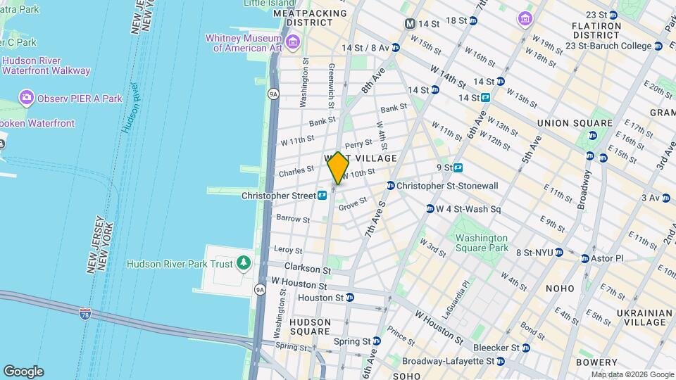 125 Christopher St Mapa y Detalles de la Ubicación