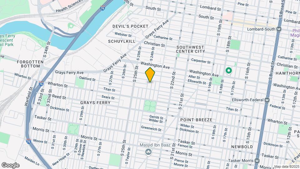 1218 S Bucknell St Map and Location Details