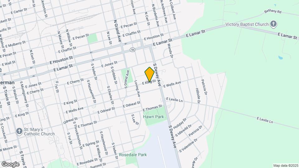 1620 E King St Map and Location Details