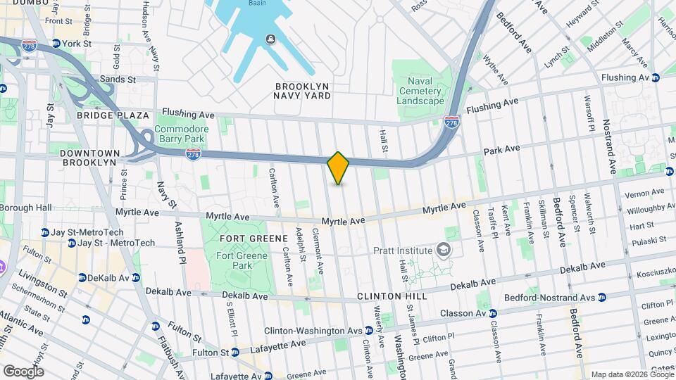 104 Clinton Ave Map and Location Details