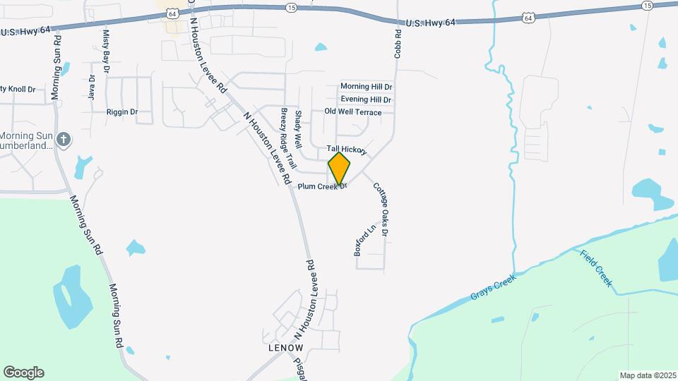 2598 Plum Creek Dr Map and Location Details