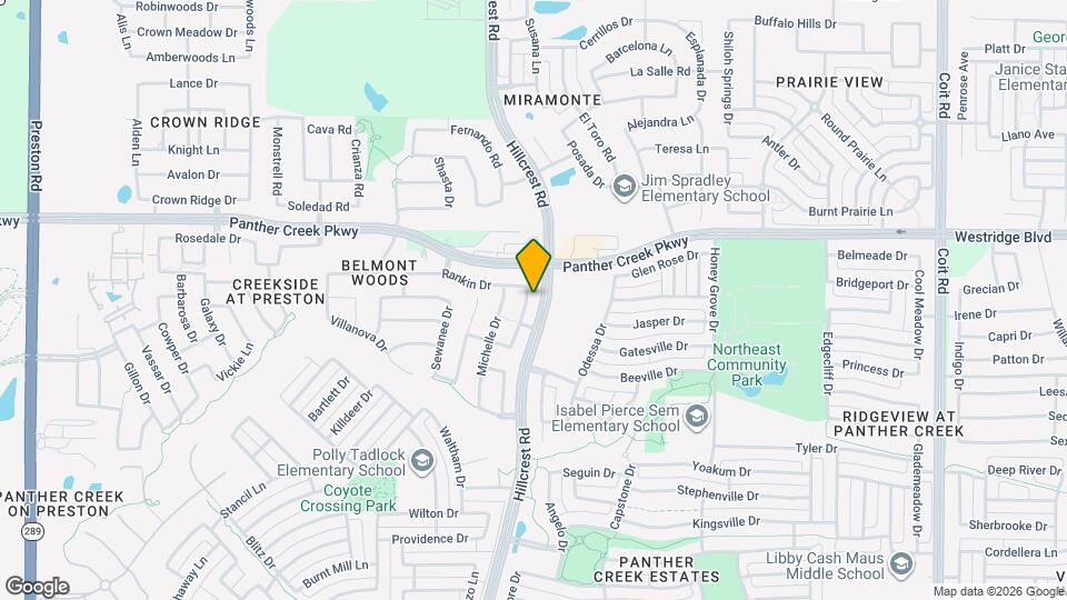 13262 Cleburne Dr Map and Location Details