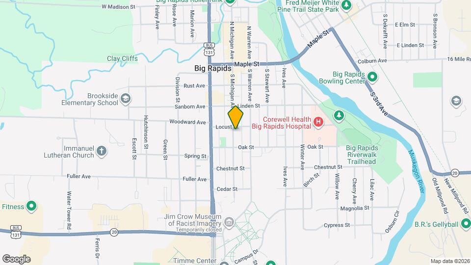 407 S Michigan Ave Map and Location Details