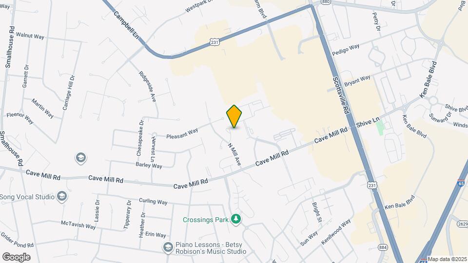 2820 N Mill Pl Map and Location Details