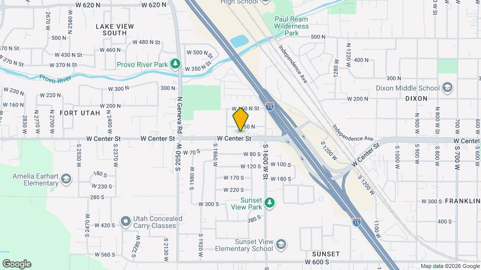 1730 W Center St Map and Location Details