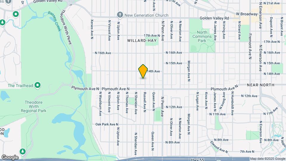 1323 Russell Ave N Map and Location Details