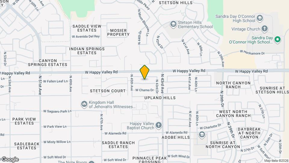 4410 W Fallen Leaf Ln Map and Location Details