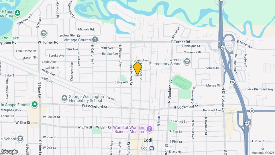 611 North School street, Unit Apt 3 Map and Location Details