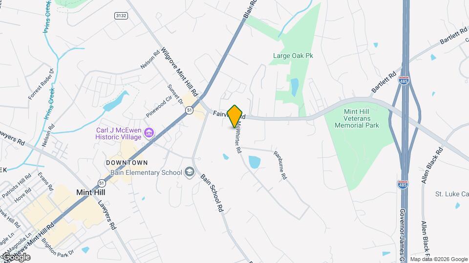 7731 McWhirter Rd Map and Location Details