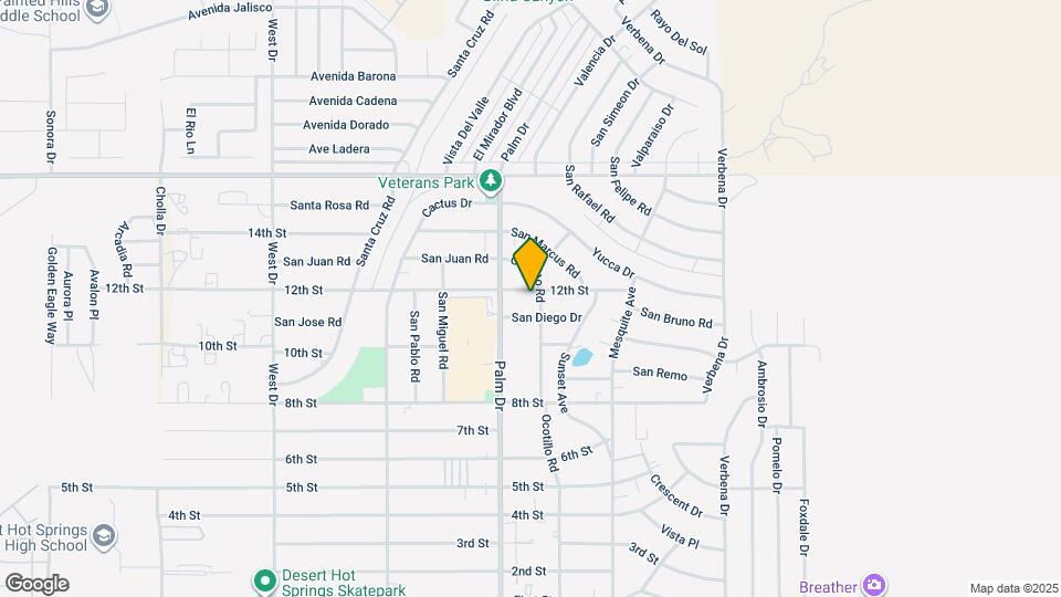 66565 12th St Map and Location Details