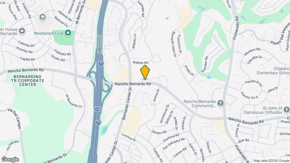 11988 Rancho Bernardo Rd Mapa y Detalles de la Ubicación