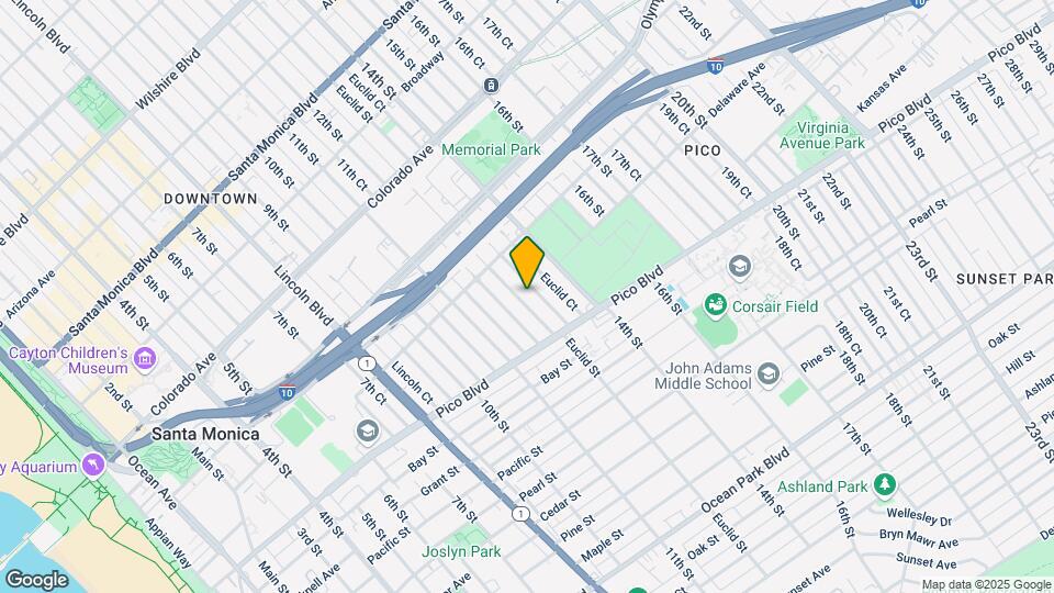 1854 Euclid St Map and Location Details