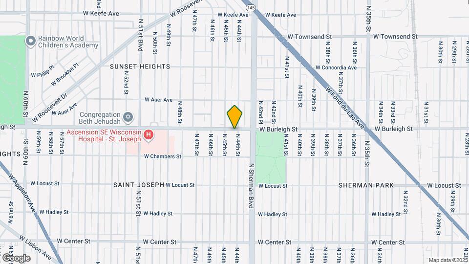 4409 W Burleigh St Mapa y Detalles de la Ubicación
