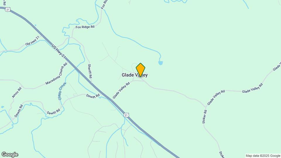 33 Glade Valley Church Rd Map and Location Details