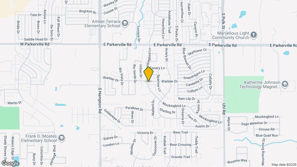 434 Warbler Dr Map and Location Details