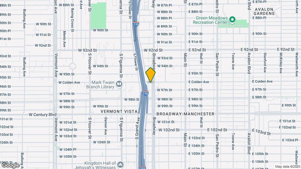 9607 S Broadway Mapa y Detalles de la Ubicación