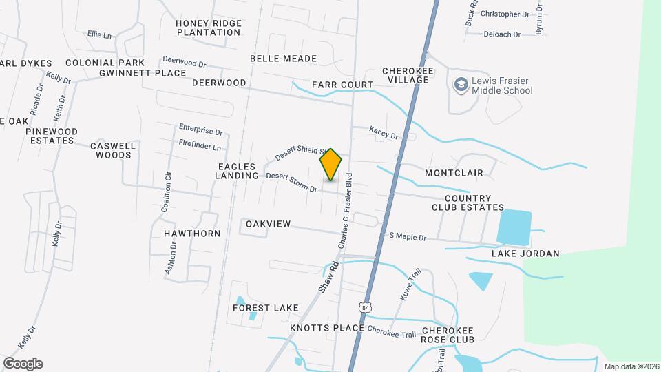 1201 Desert Storm Dr Map and Location Details