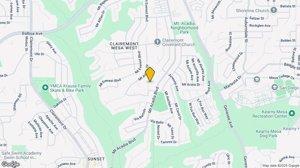 3535 Mount Burnham Ct Map and Location Details