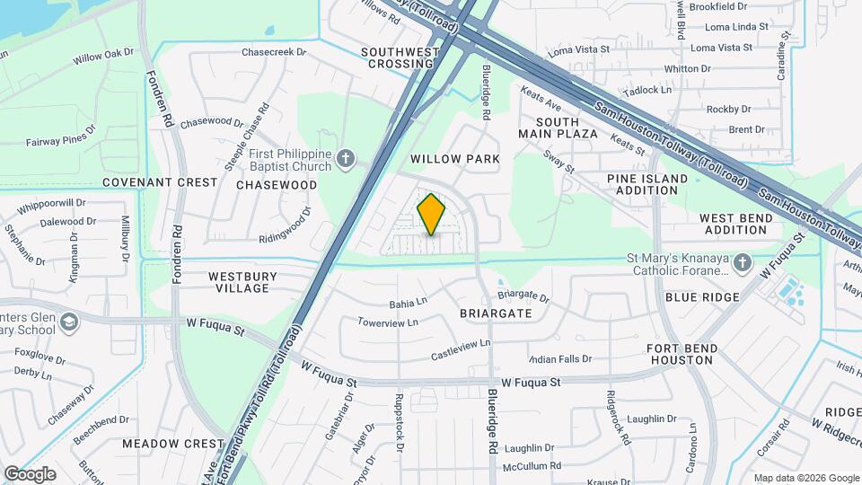 6909 Chasewood Dr Mapa y Detalles de la Ubicación