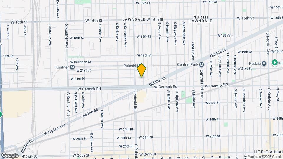 2132 S Harding Ave, Unit 2 Map and Location Details