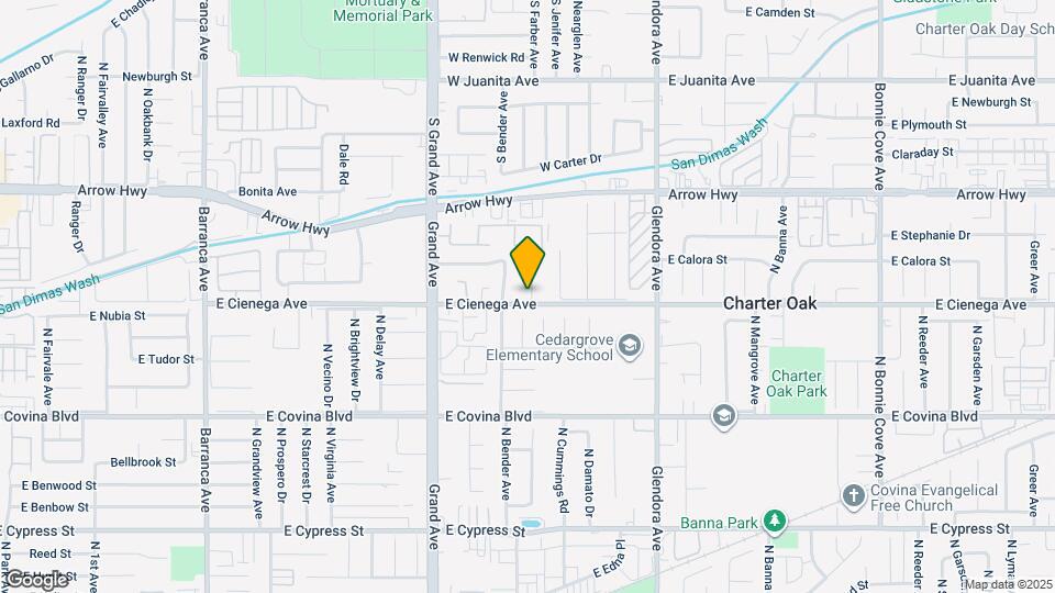 19645 E Cienega Ave Map and Location Details