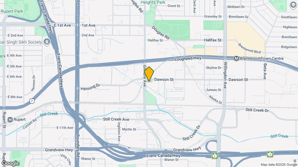 4118 Dawson St Map and Location Details