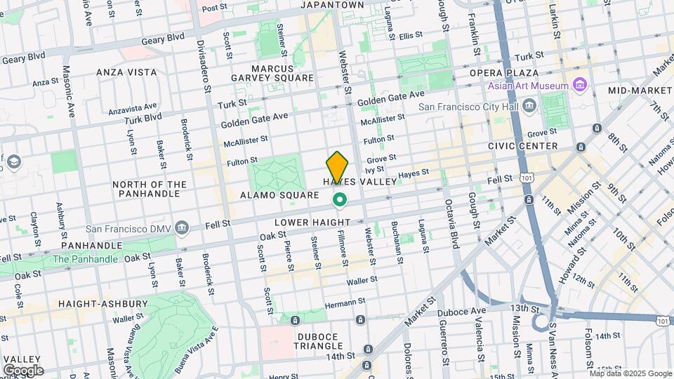 897 Hayes St Mapa y Detalles de la Ubicación