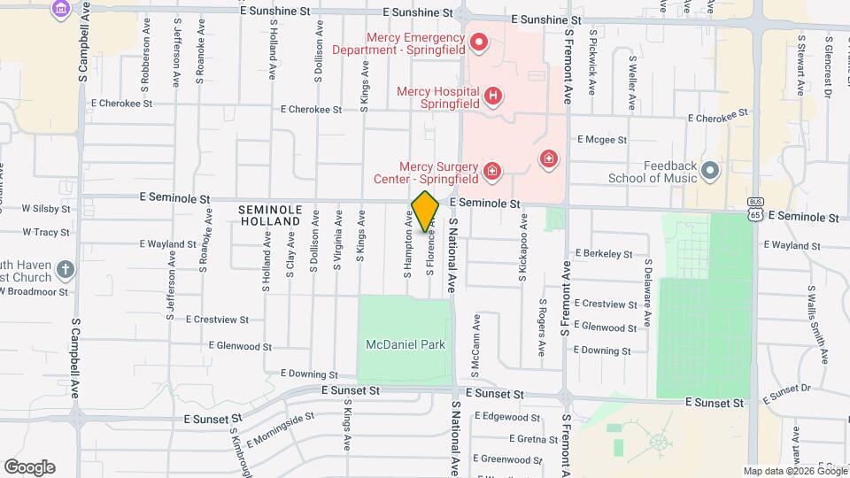 2253 S Florence Ave Map and Location Details