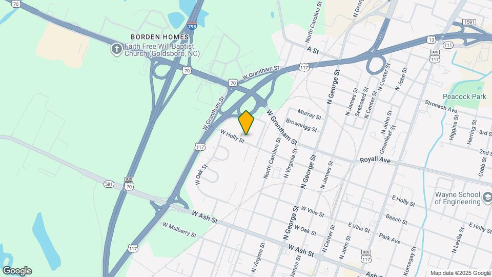 609 W Holly St Mapa y Detalles de la Ubicación