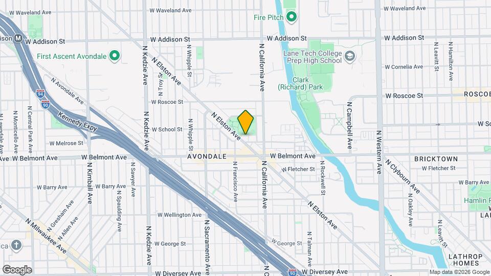 3249 N Elston Ave Mapa y Detalles de la Ubicación