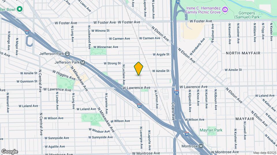5002 W Gunnison St Map and Location Details