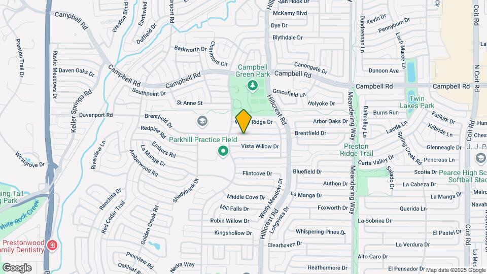 6910 Brentfield Dr Map and Location Details