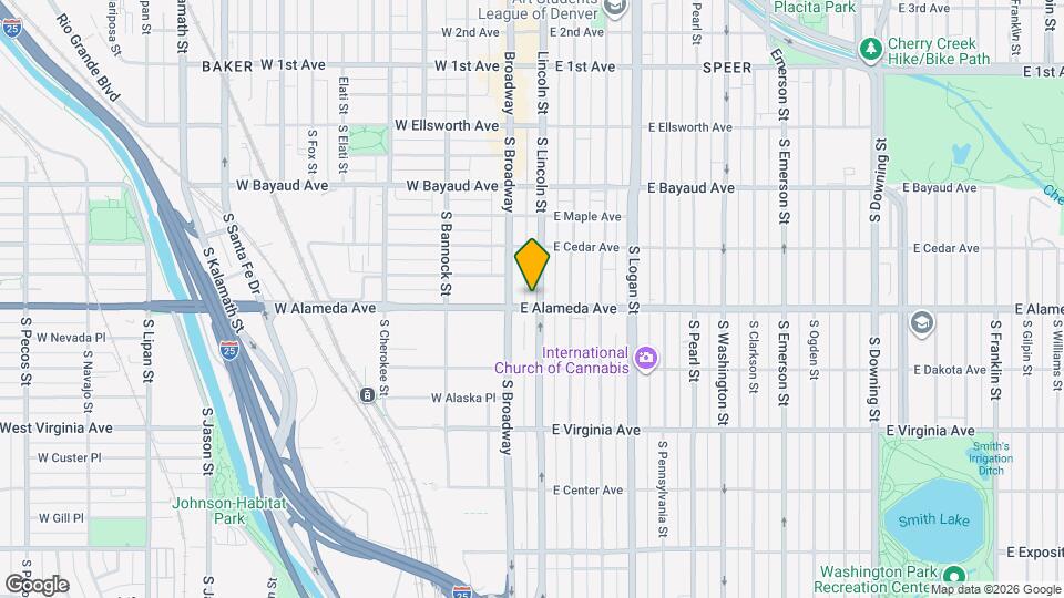 285 S Lincoln Map and Location Details