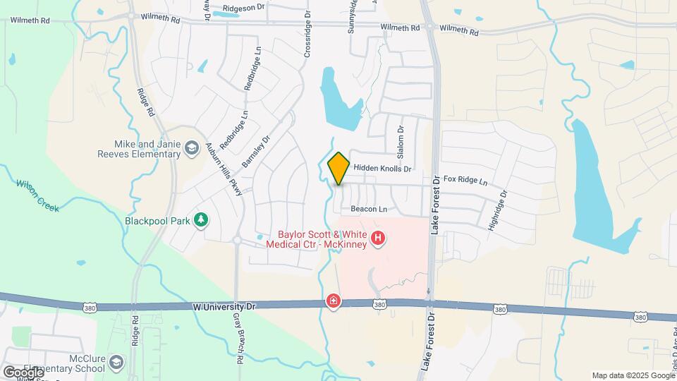 2233 Canyon Point Map and Location Details