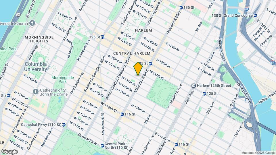 103 W 122nd St Map and Location Details