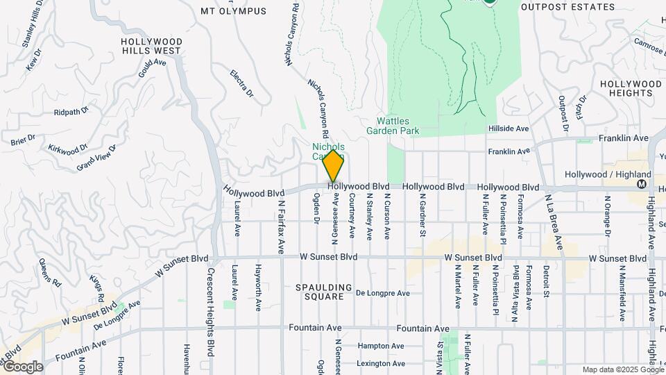 7760 Hollywood Blvd, Unit #111 Mapa y Detalles de la Ubicación