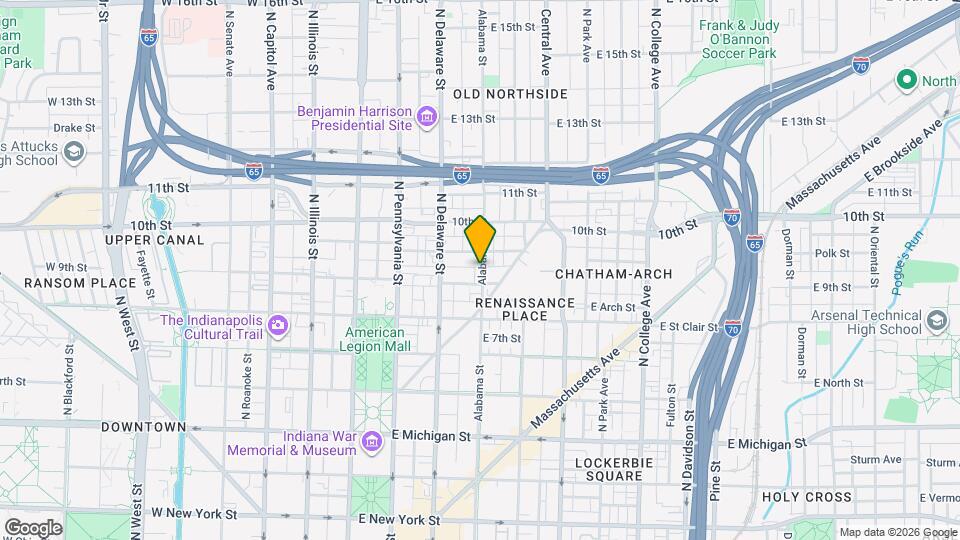 916 Alabama St Map and Location Details