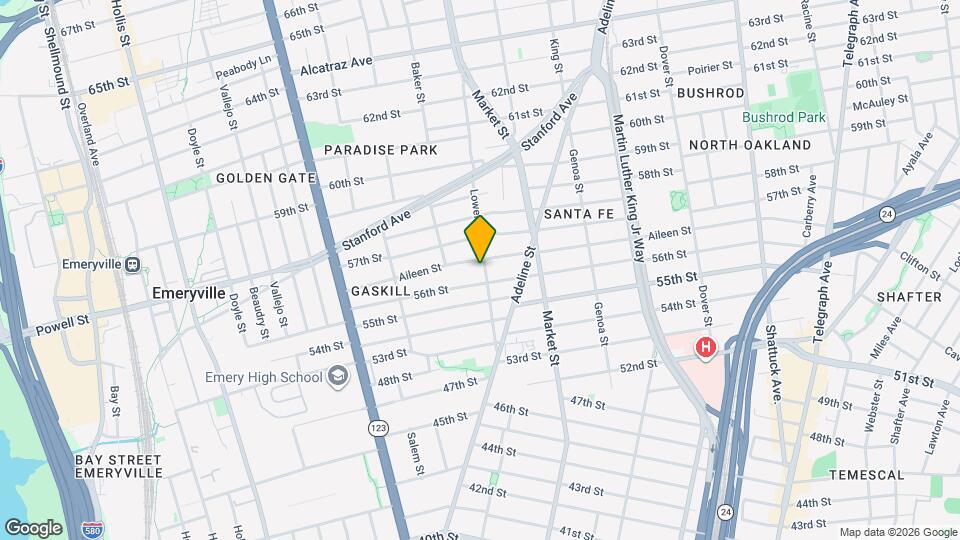 950 56th St Map and Location Details