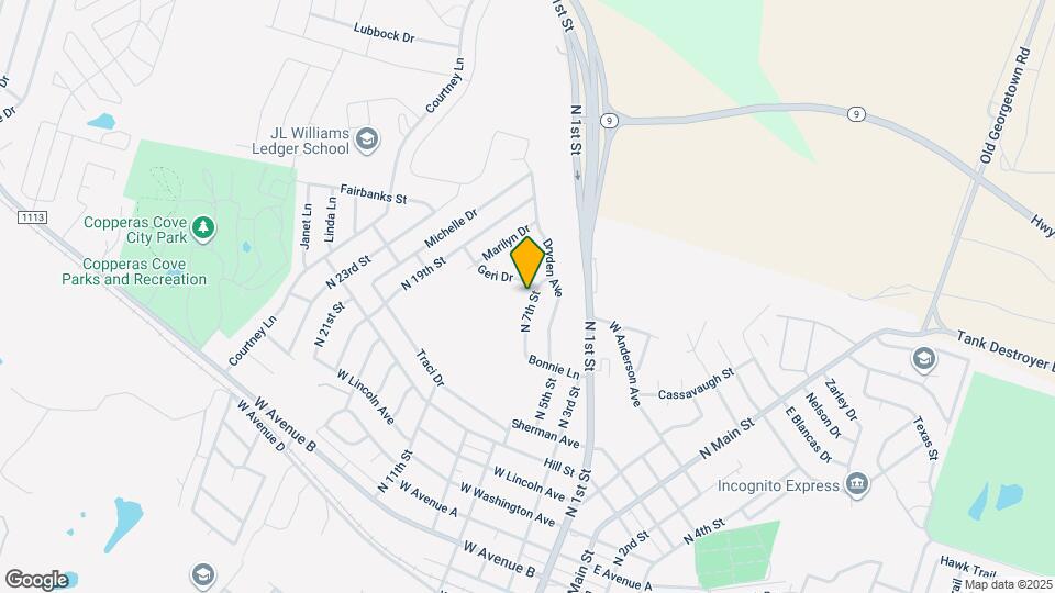 917 N 7th St Map and Location Details