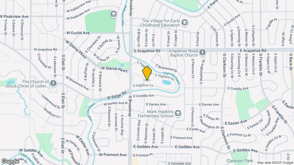 209 E Highline Cir Map and Location Details